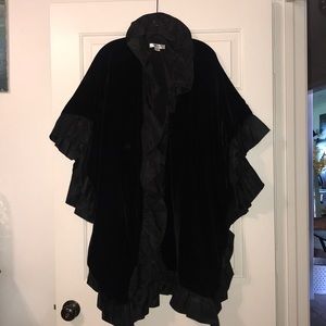 Black Evening Wear Cape